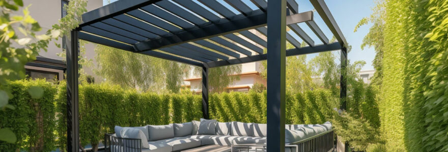 pergola en aluminium