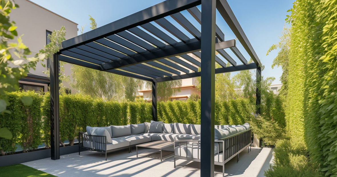 pergola en aluminium